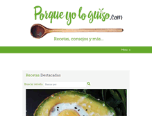 Tablet Screenshot of porqueyologuiso.com
